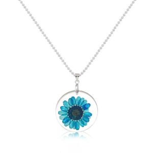 Collier fleur séchée