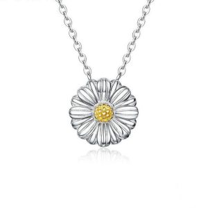 Collier marguerite fleur