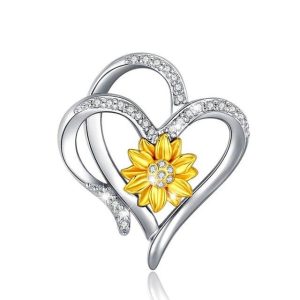 Collier tournesol or