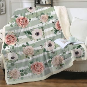 Couverture fleur vintage