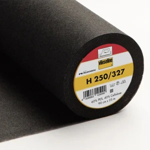 Entoilage thermocollant H250 noir Vlieseline qualité supérieure
