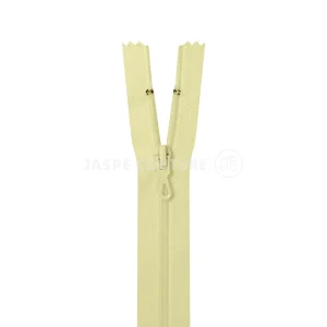 Fermeture éclair non séparable jaune paille, Z51/610