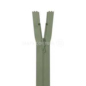 Fermeture éclair non séparable vert saule, Z51/748