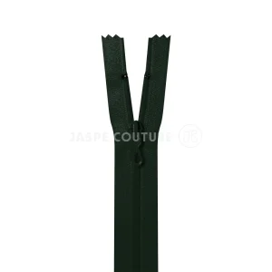 Fermeture éclair non séparable vert lichen, Z51/790