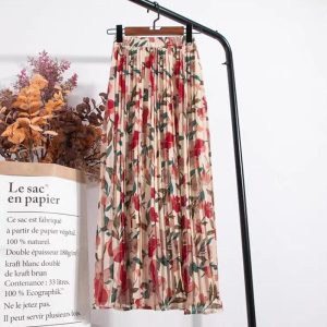 Jupe fleurie femme