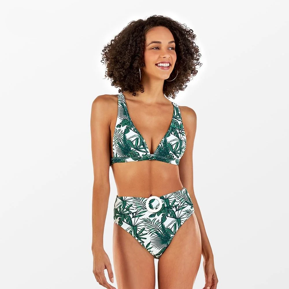 Maillot de bain feuillage