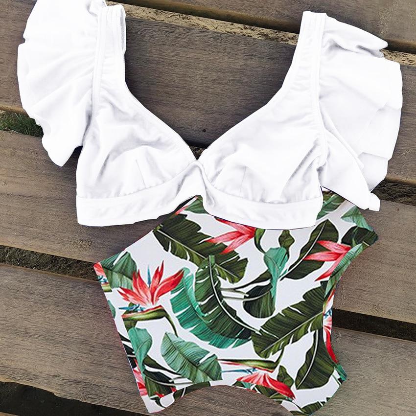 Maillot de bain feuille verte – Image 3