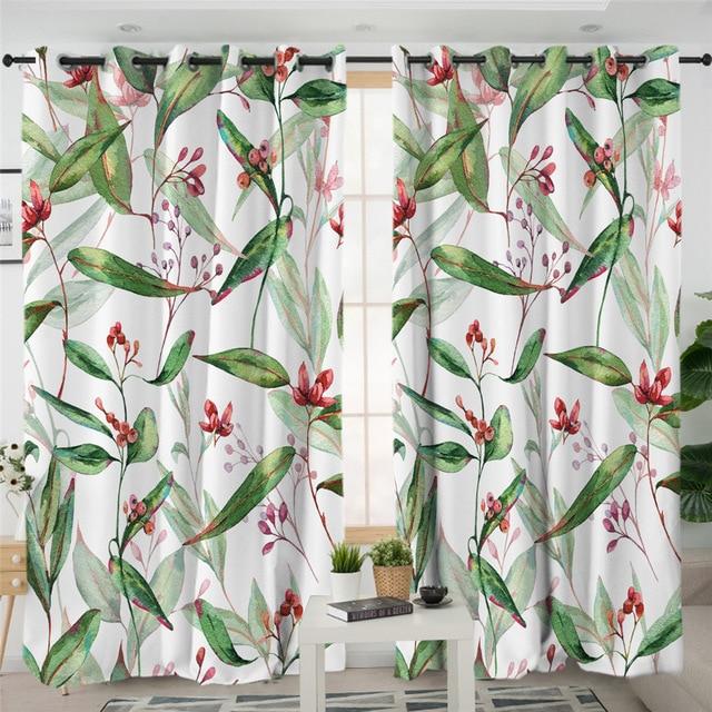 Rideaux fleuris chambre – Image 3