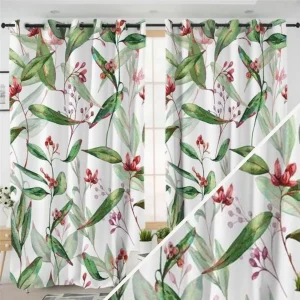 Rideaux fleuris chambre