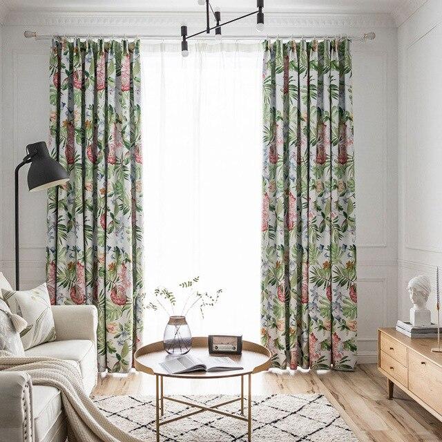 Rideaux fleuris pour salon – Image 3