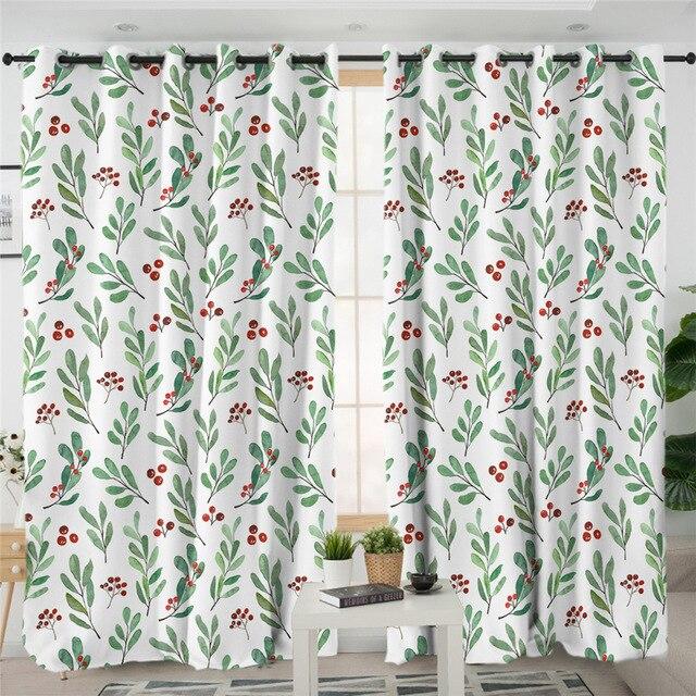 Rideaux imprimés fleurs – Image 3