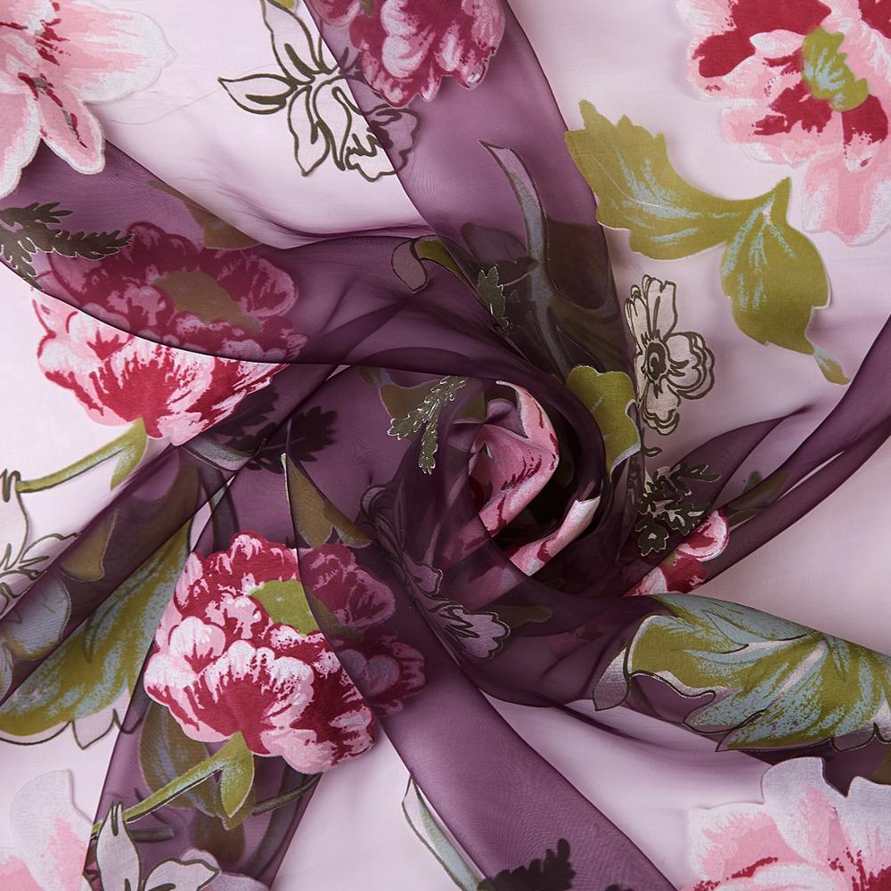 Rideaux voilage fleurs – Image 7