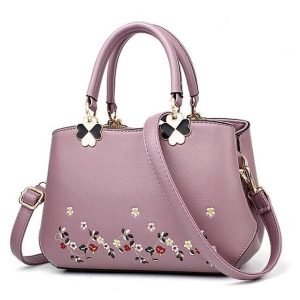 Sac à main motif fleur