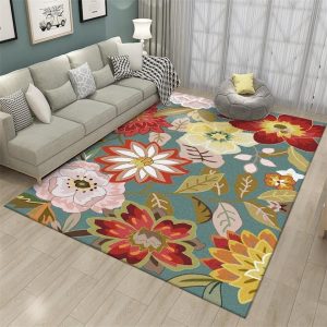 Tapis de sol fleuri