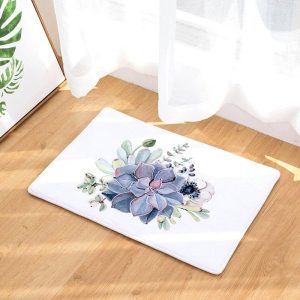 Tapis d'entrée fleur