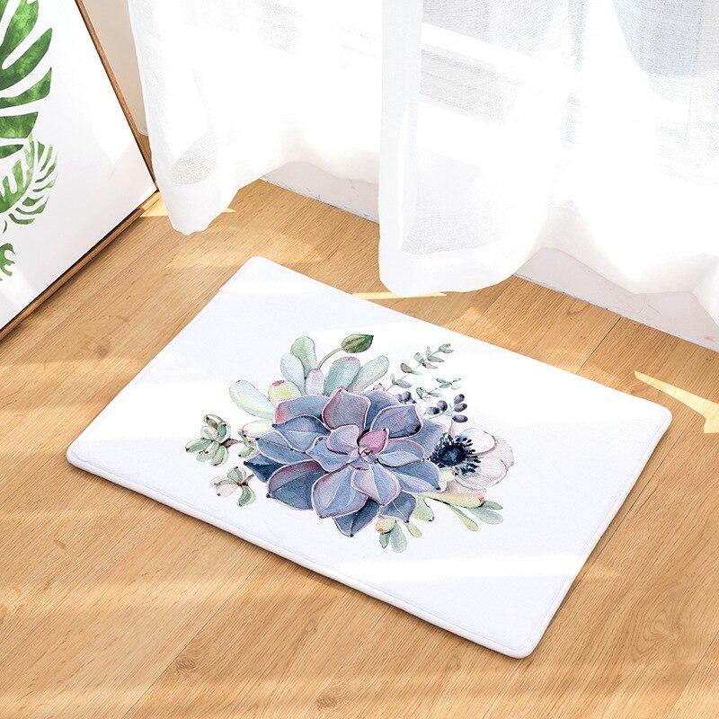 Tapis d'entrée fleur