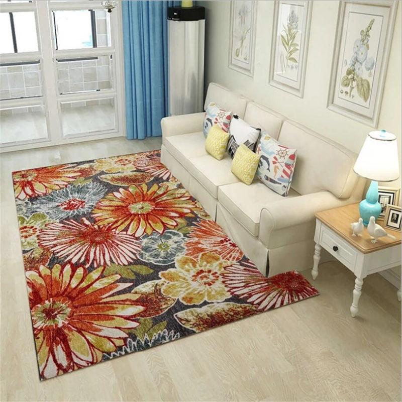 Tapis fleuri antidérapant – Image 2