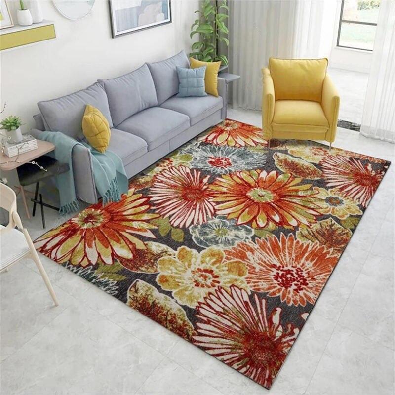 Tapis fleuri antidérapant – Image 4