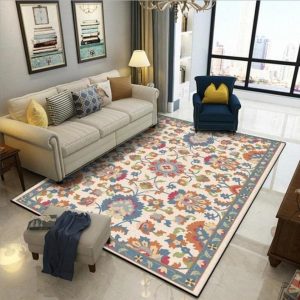 Tapis fleuri roumain