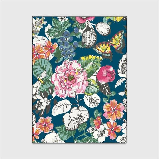 Tapis motif fleuri – Image 3