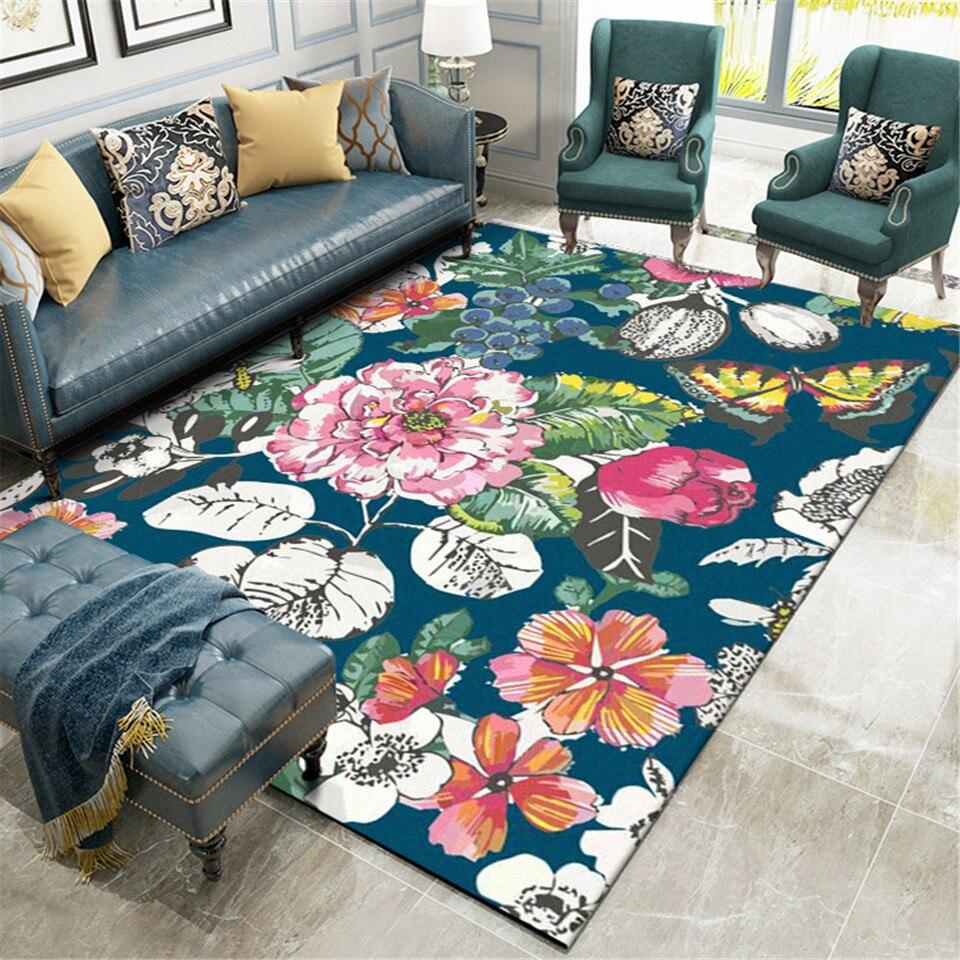 Tapis motif fleuri – Image 4