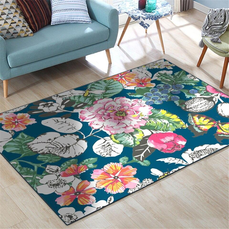Tapis motif fleuri – Image 2