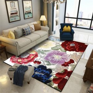 Tapis motif floral