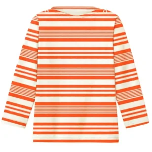 Tee-shirt garçon anti UV, rayé orange | T-SHIRT MALO