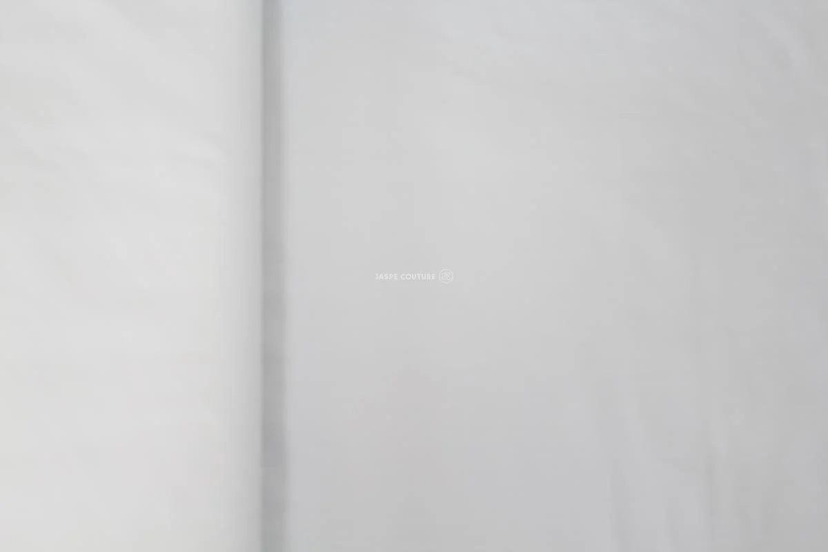 Tissu voile de coton, blanc cassé, 50cm – Image 2