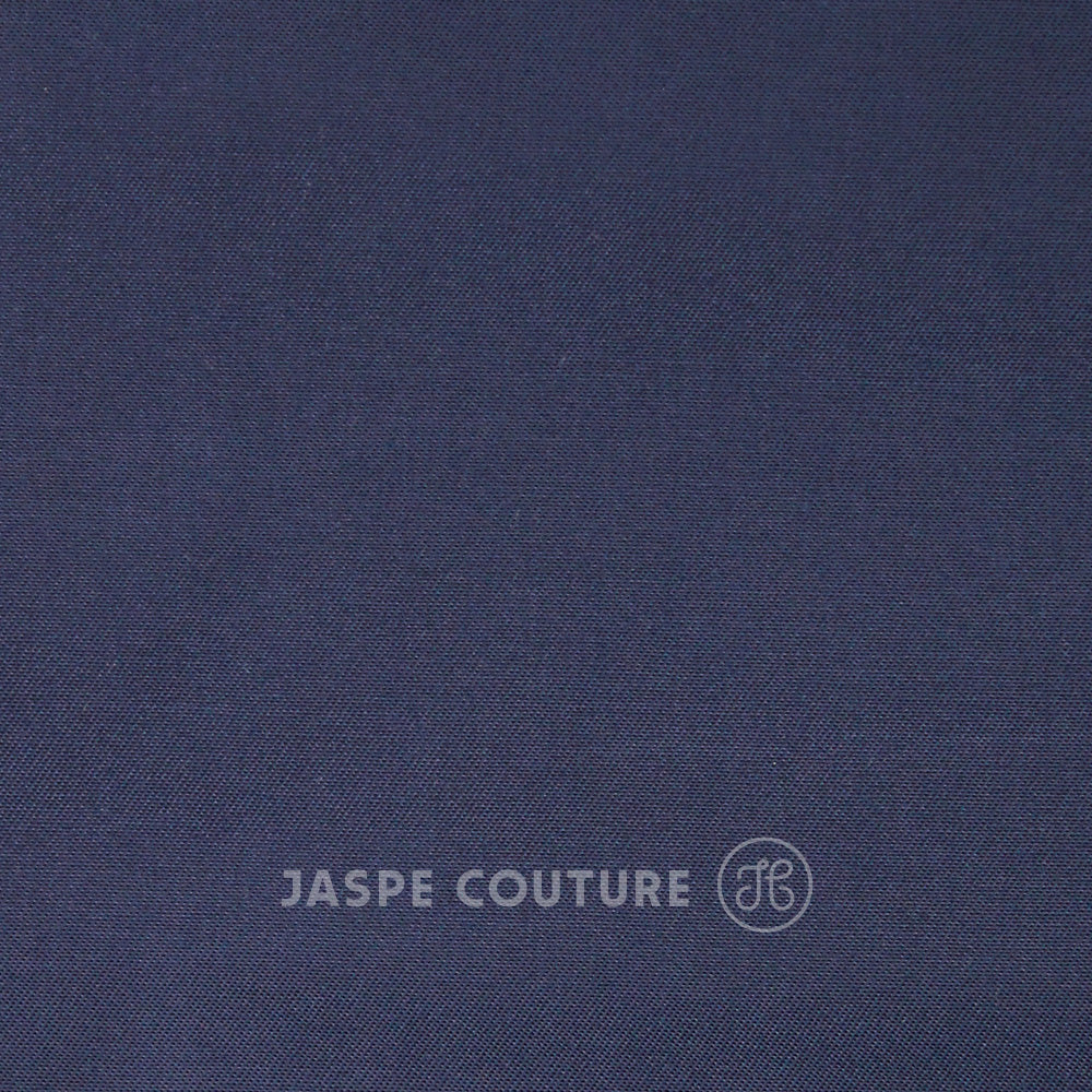 Tissu gabardine uni bleu marine foncé – Image 4