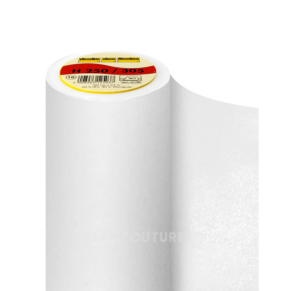 Entoilage thermocollant H250 blanc, vlieseline qualité supérieure – Image 2